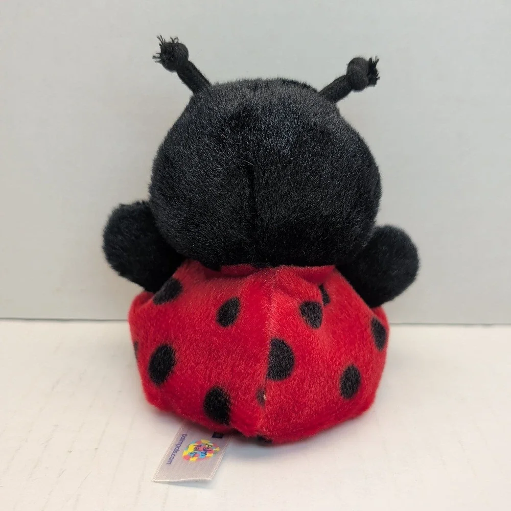 Aurora Palm Pals Plush Bundle Peebs Calico Cat Marty Moose Ladybug Set of 3